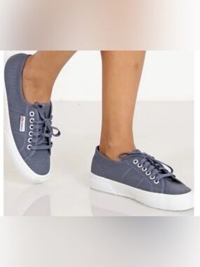 Superga Italian Canvas Cotu Classic Sneaker Sz 10